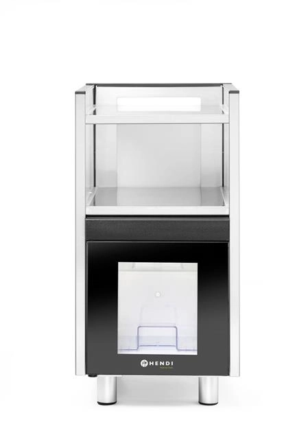 Lodówka na mleko z podgrzewaczem do filiżanek, 3,5 l, 230 V, 0,168 kW, 313x442x613 mm | HENDI, 209080