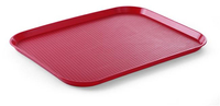 Taca Fast Food 350x450 mm z polipropylenu, czerwona | HENDI, 878811