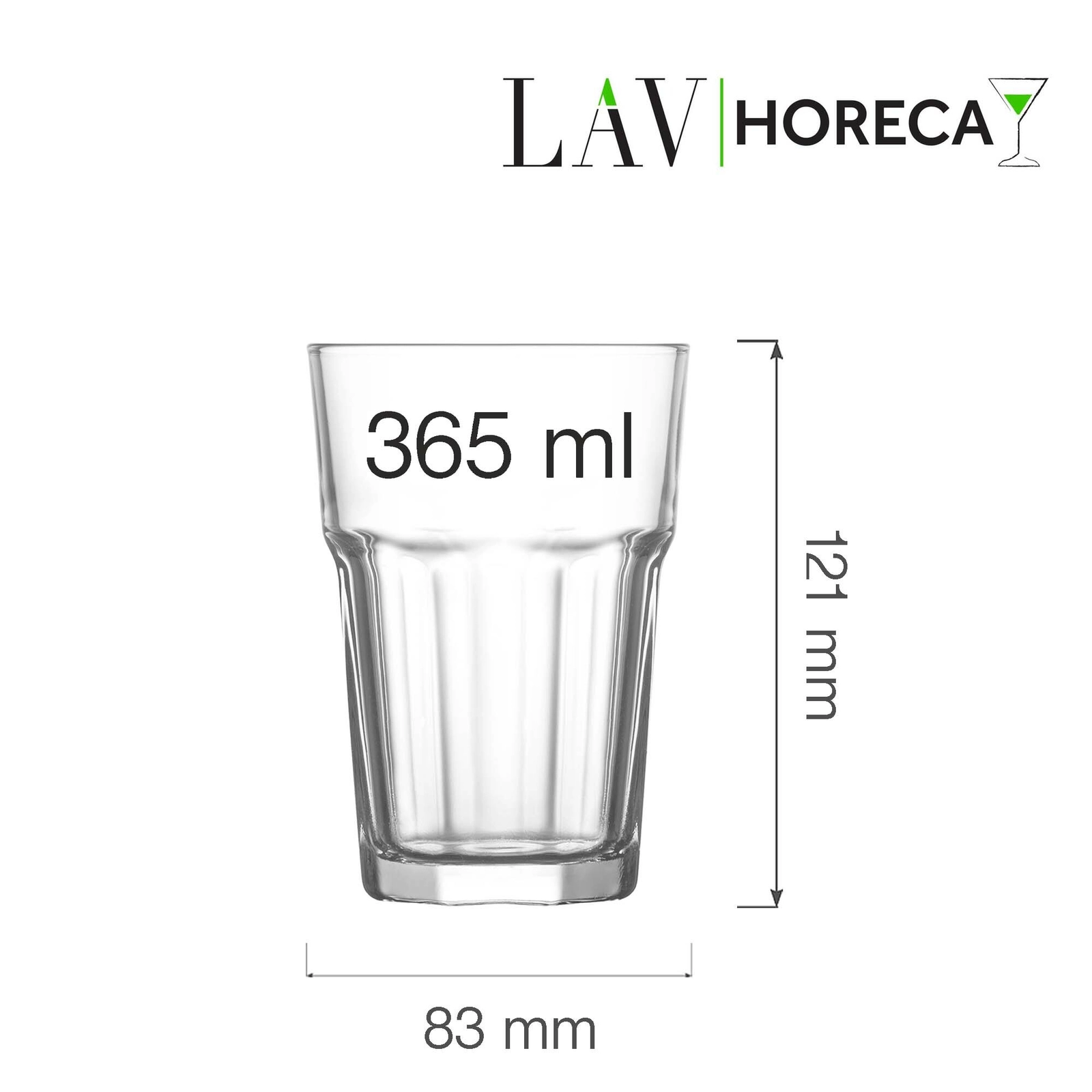 Szklanka wysoka, 365 ml | LAV, Amsterdam
