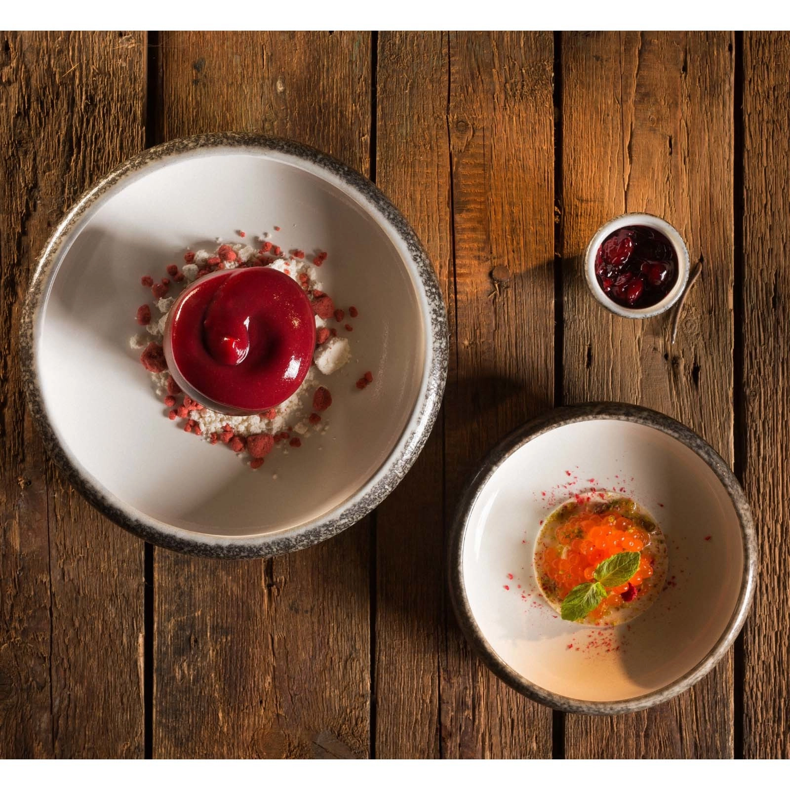 Miska Ø270 mm, szara | FINE DINE, Silk