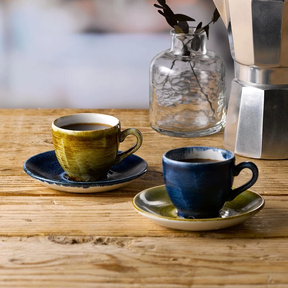 Filiżanka do espresso, 90 ml | CHURCHILL, Stonecast Plume Green