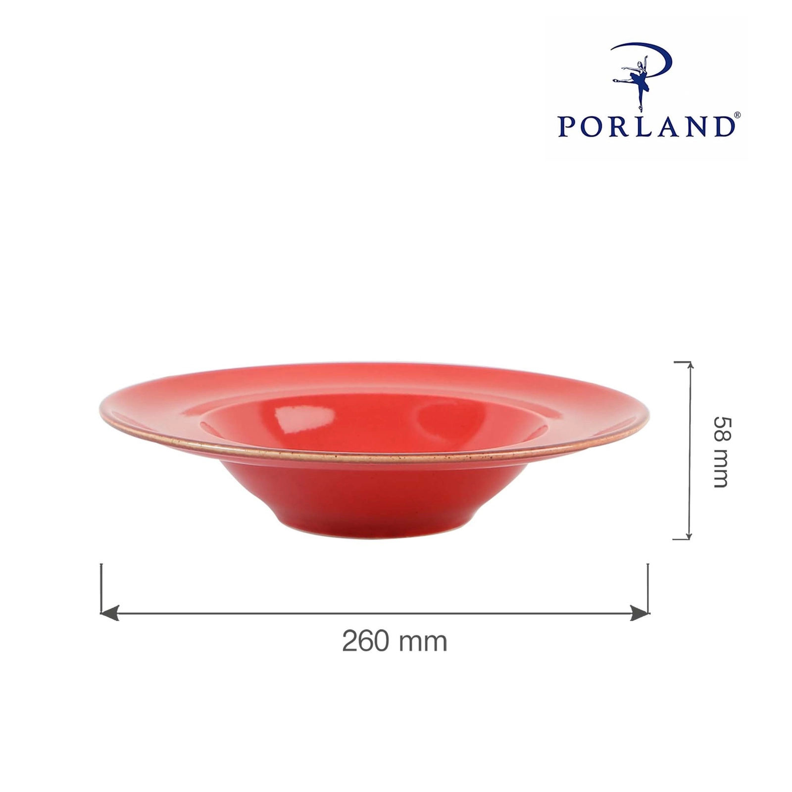 Talerz do pasty, Ø260 mm | PORLAND, Seasons Magma
