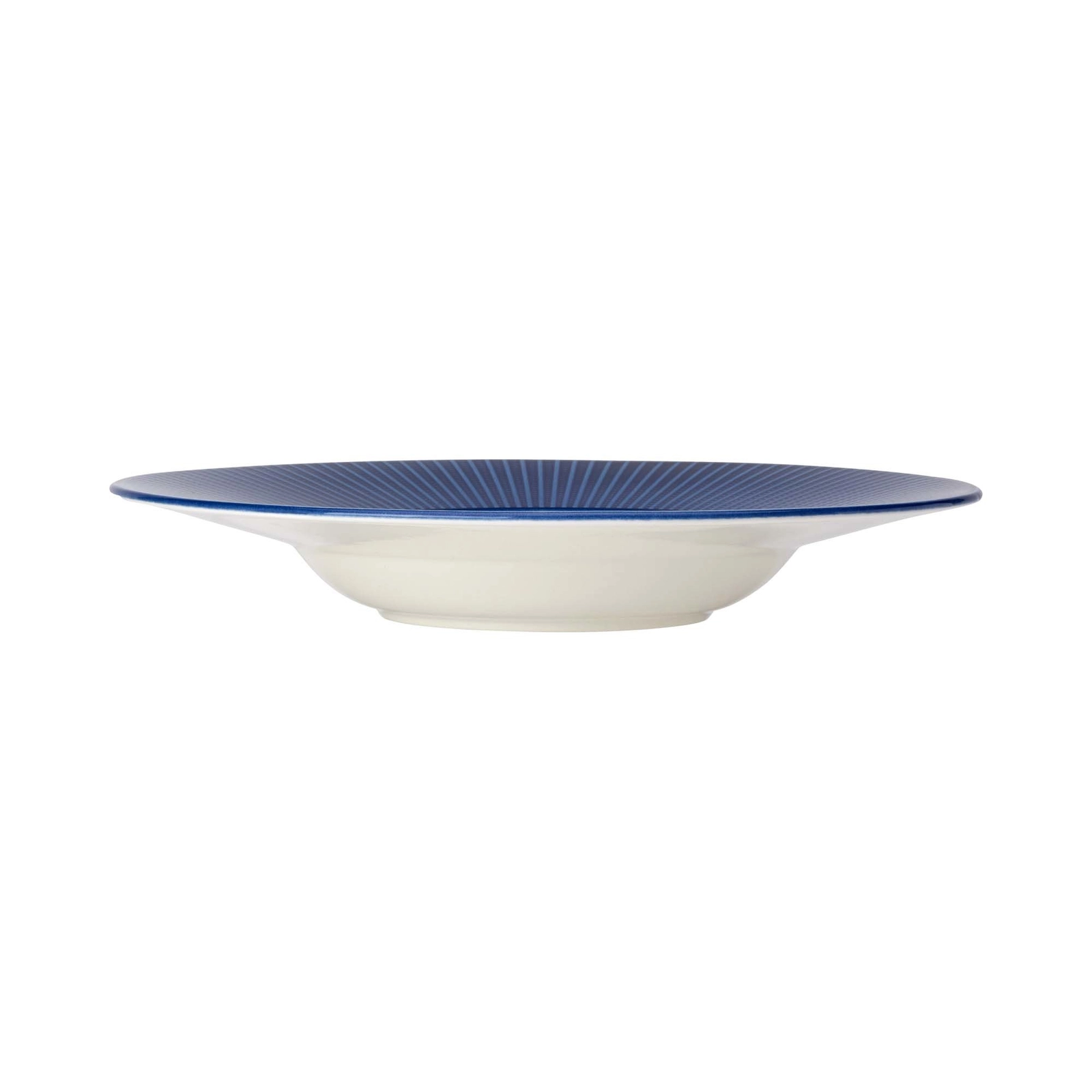 Talerz głęboki Gourmet z rantem, ⌀285 mm, niebieski | STEELITE, Willow Azure
