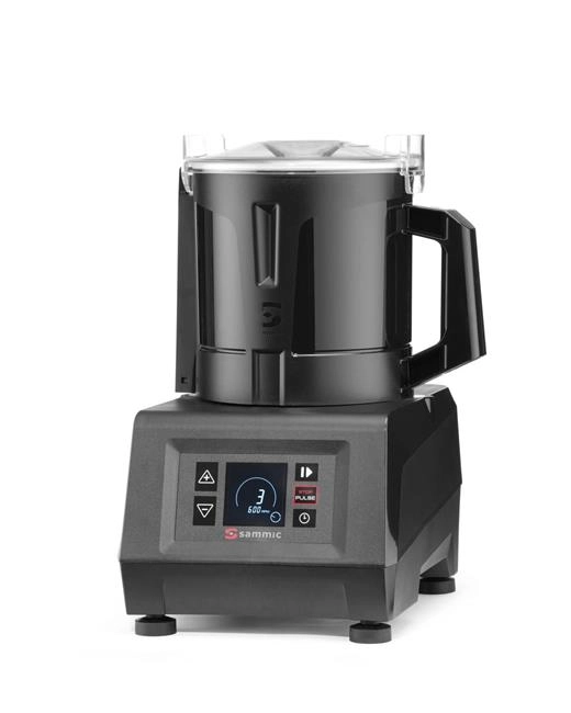 Kuter-emulgator o zmiennej prędkości, 1,1 kW, czarny, 252×309×434 mm | SAMMIC, KE-4V