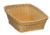 Koszyk prostokątny z polipropylenu 400x500x250 mm, beżowy | APS, Profi Line