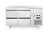 Stół chłodniczy z 4 szufladami i agregatem bocznym, 230V, 0,25 kW, 1360x700x858 mm | ARKTIC, 233764