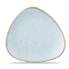 Talerz trójkątny, Ø265 mm | CHURCHILL, Stonecast Duck Egg Blue