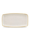 Talerz podłużny, 350×190 mm | CHURCHILL, Stonecast Barley White
