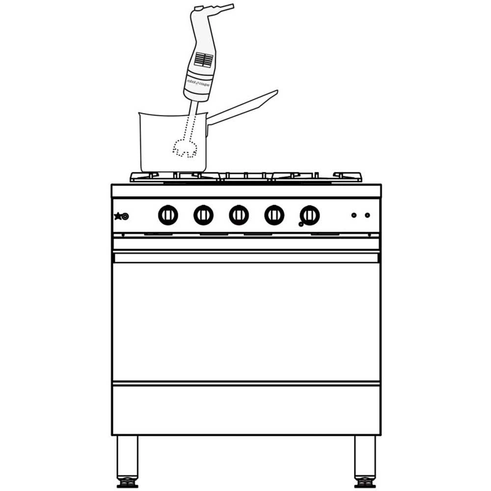 Mikser ręczny 190 mm, 230 V, 0.25 kW | ROBOT COUPE, mini MP 190 V.V.