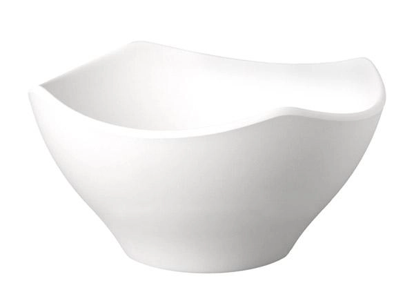 Miska kwadratowa z melaminy 1,4 l, czarna, 210×210×110 mm | APS, Zen