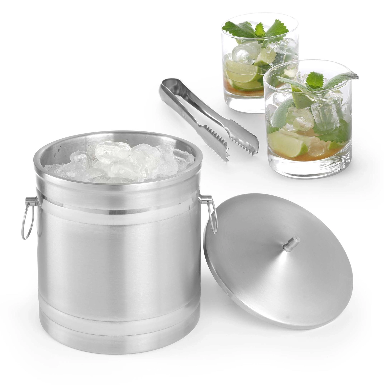 Pojemnik do lodu o podwójnych ściankach, 5 l, Ø200×230 mm | BAR UP, 594704