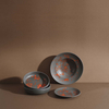 Talerz do pasty, Ø280 mm, czarny | FINE DINE, Bloom