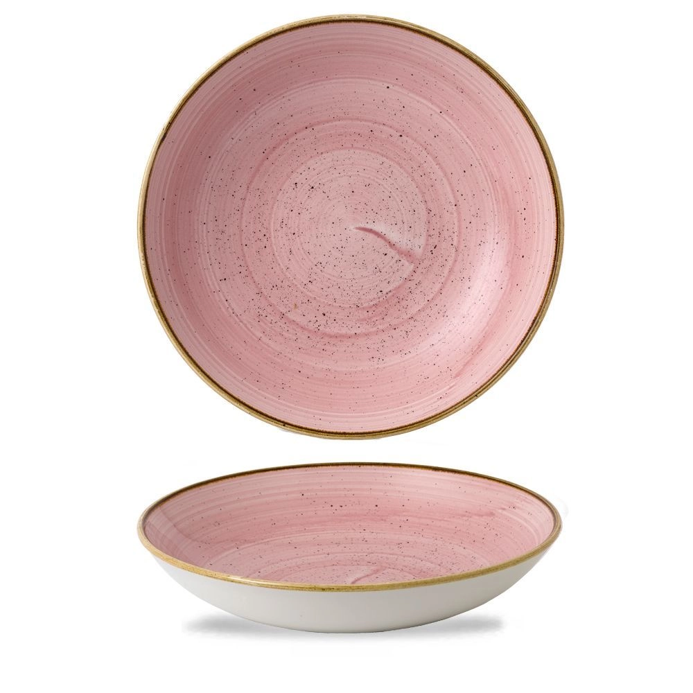 Miska coupe, Ø248 mm | CHURCHILL, Stonecast Petal Pink