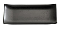 Półmisek prostokątny z melaminy 225×95 mm, czarny | APS, Zen