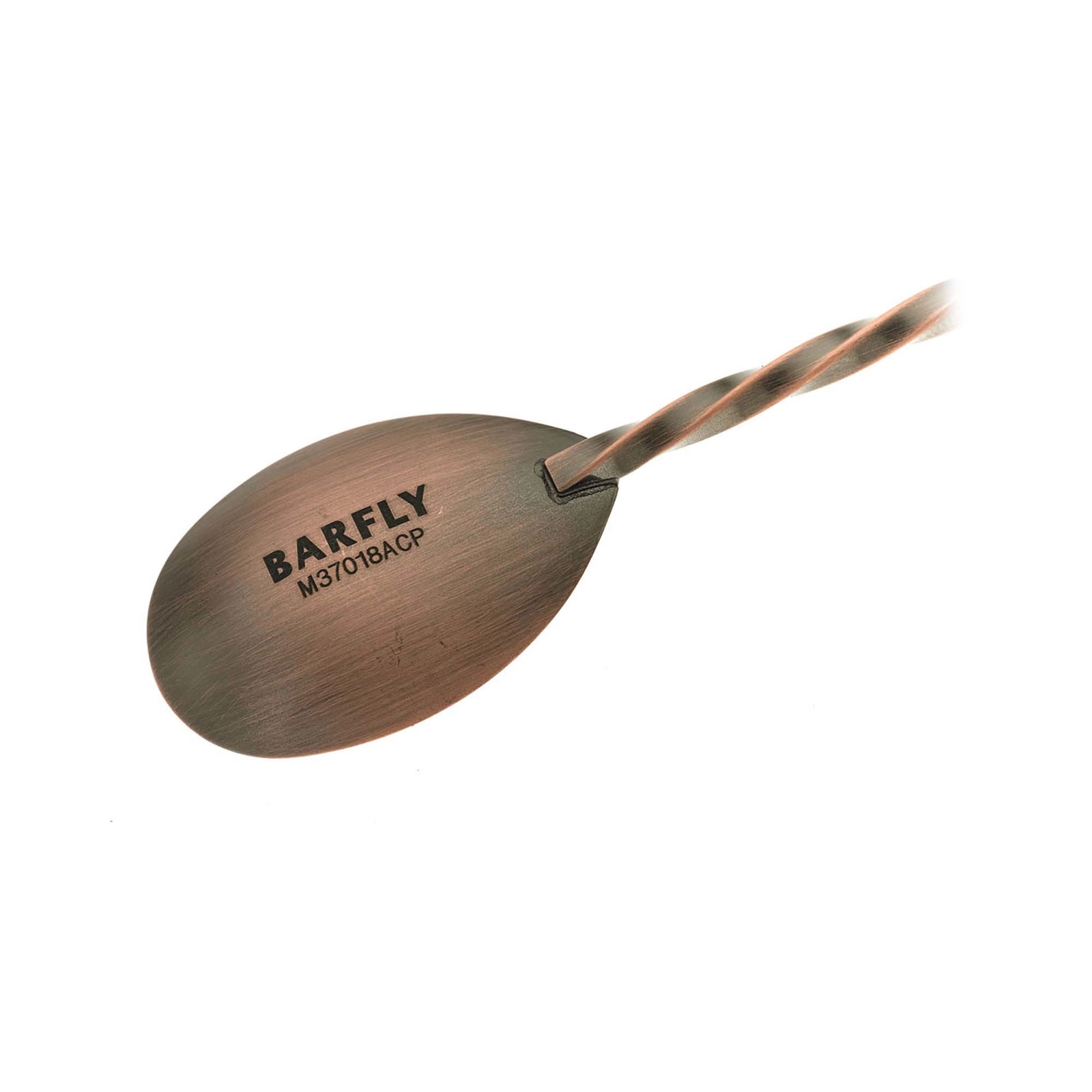 Łyżka barmańska z tłuczkiem, 300 mm, czarna | BARFLY, M37018BK