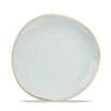 Talerz płytki o organicznym kształcie, Ø210 mm | CHURCHILL, Stonecast Duck Egg Blue