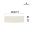 Taca porcelanowa, 300×90 mm, kremowa | CHURCHILL, Stonecast Barley White