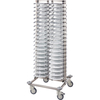 Wózek transportowy do talerzy, 80 szt., Ø 160–320 mm, 720x720x1820 mm | STALGAST, 664001