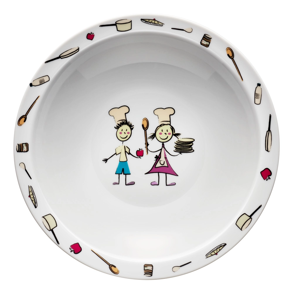 Talerz głęboki z porcelany Ø200 mm, 350 ml | STALGAST, Przedszkolny III