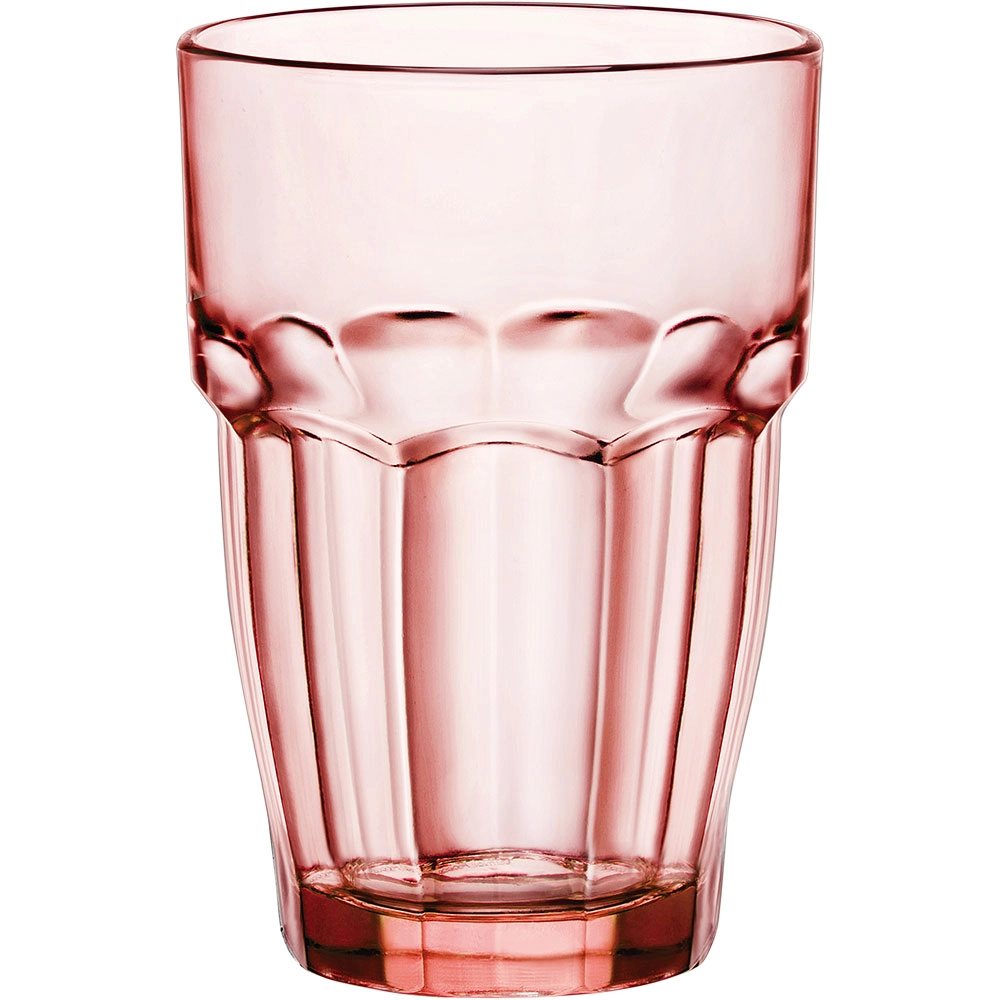 Szklanka wysoka 370 ml, brzoskwiniowa | BORMIOLI ROCCO, Rock Bar