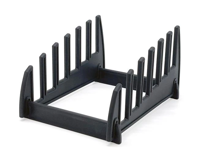 Stojak na 6 desek do krojenia z polipropylenu, 320x230x160 mm, czarny | HENDI, 825693