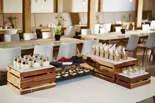 Skrzynka do serwowania 350x290x105 mm, z drewna | APS, Superbox