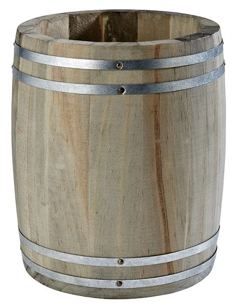 Stojak-beczka na sztućce/przyprawy Ø115 mm z drewna | APS, Country Style