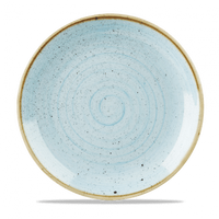 Talerz płytki, Ø217 mm | CHURCHILL, Stonecast Duck Egg Blue
