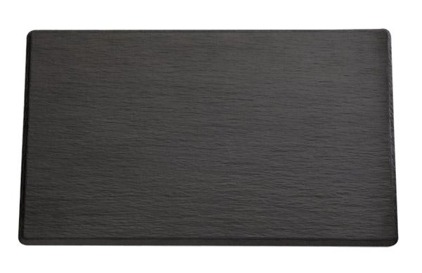 Taca GN 1/4 z melaminy 265x162 mm, czarna | APS, Slate