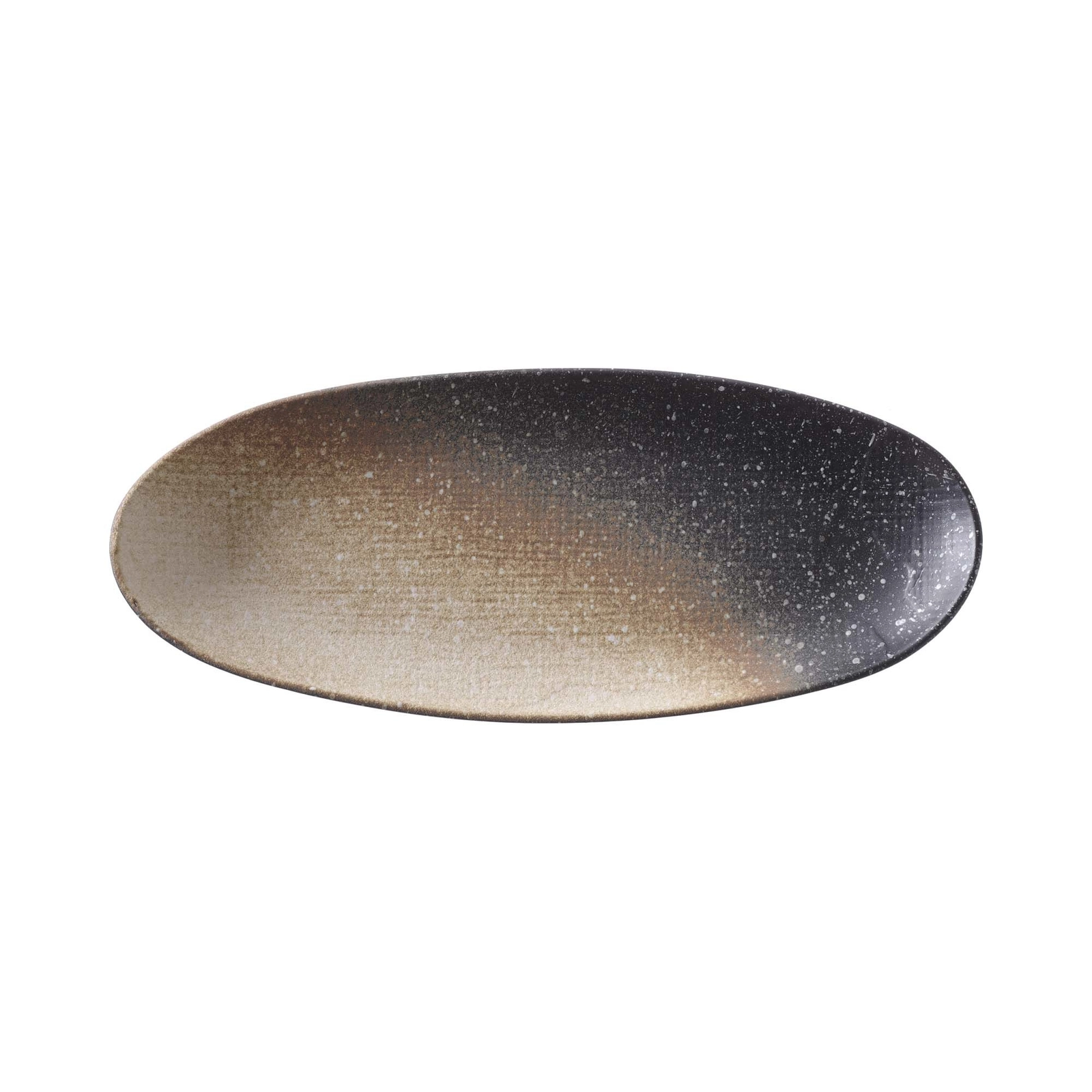 Owalny talerz serwingowy, Ø250 mm, brązowy | FINE DINE, Moon