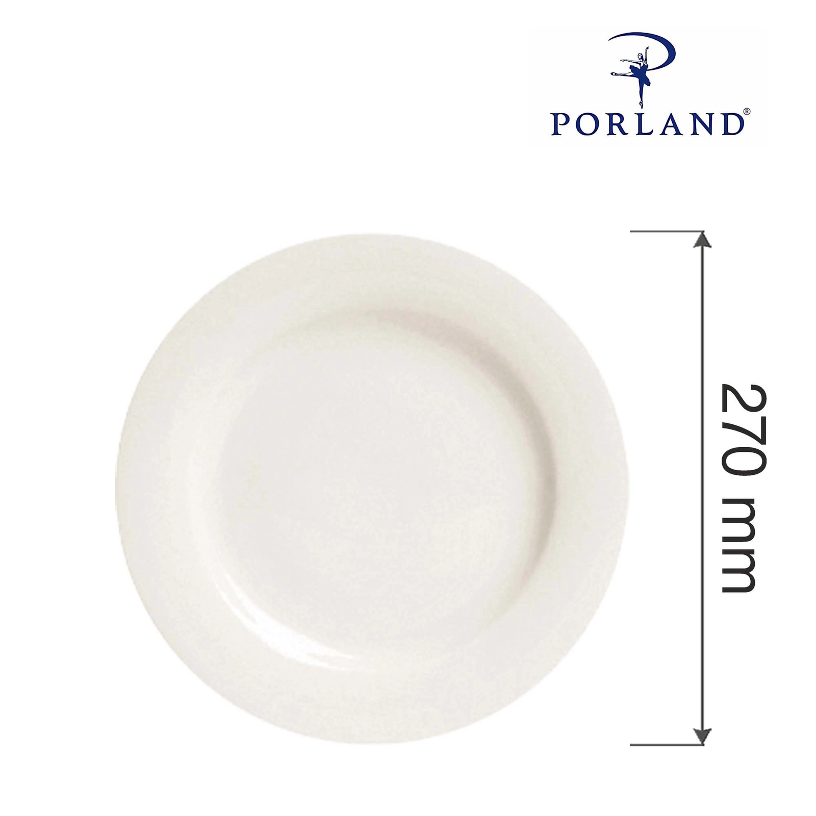 Talerz, Ø270 mm | PORLAND, Dove