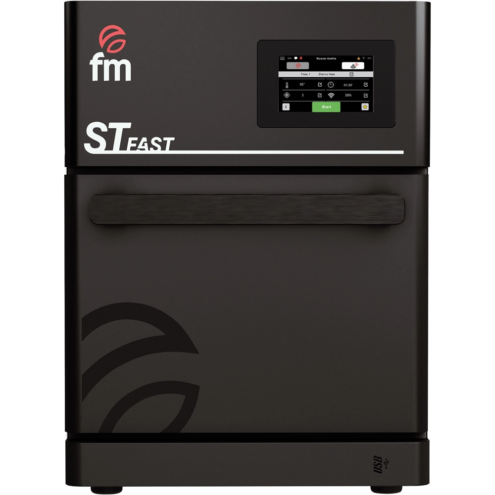 Piec konwekcyjno-mikrofalowy elektryczny, czarny, dotykowy, 3.75 kW, 425x660x600 mm | FM INDUSTRIAL, ST-Fast