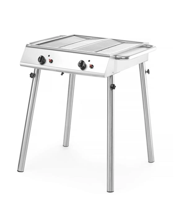 Grill gazowy Xantos 9,5 kW, 770x710x870 mm | HENDI, 148624