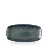 Talerz prostokątny, 300×150 mm, niebieski | CHURCHILL, Astro Metallic Blue