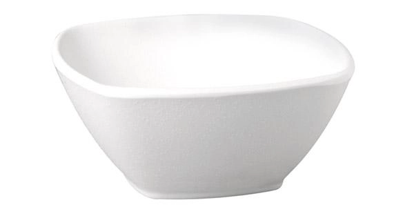 Miska kwadratowa z melaminy 0,5 l, czarna, 175×175×70 mm | APS, Zen