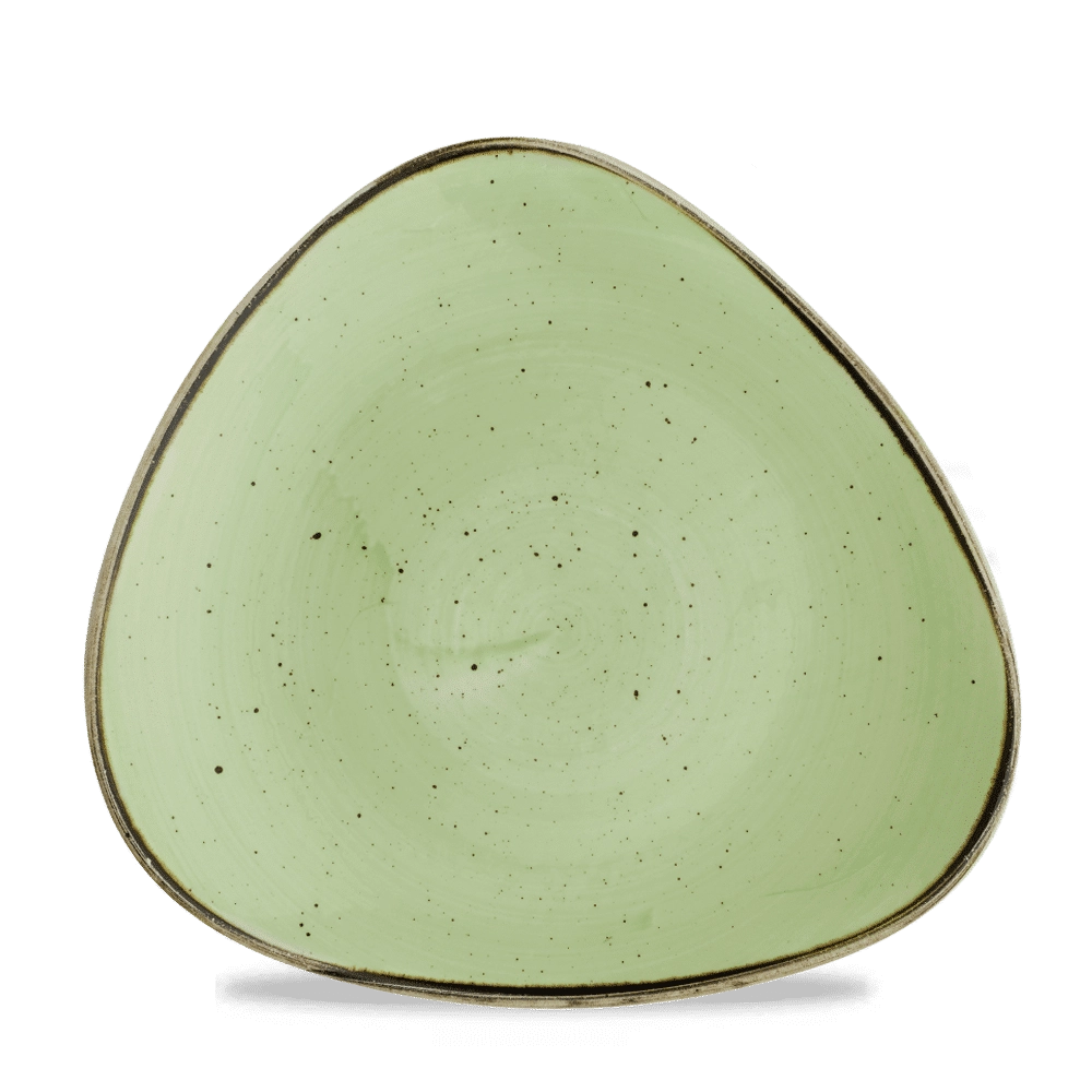 Talerz trójkątny, Ø300 mm | CHURCHILL, Stonecast Sage Green
