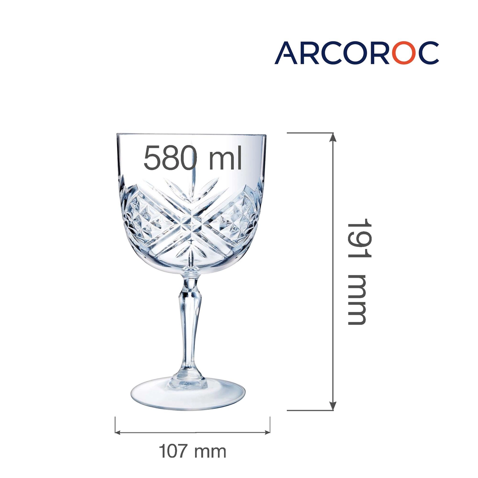 Kieliszek do ginu, 580 ml | ARCOROC, Broadway