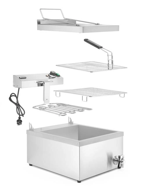 Smażalnik do pączków 12 l, 230 V, 3,5 kW, 630x860x438 mm | HENDI, 205914