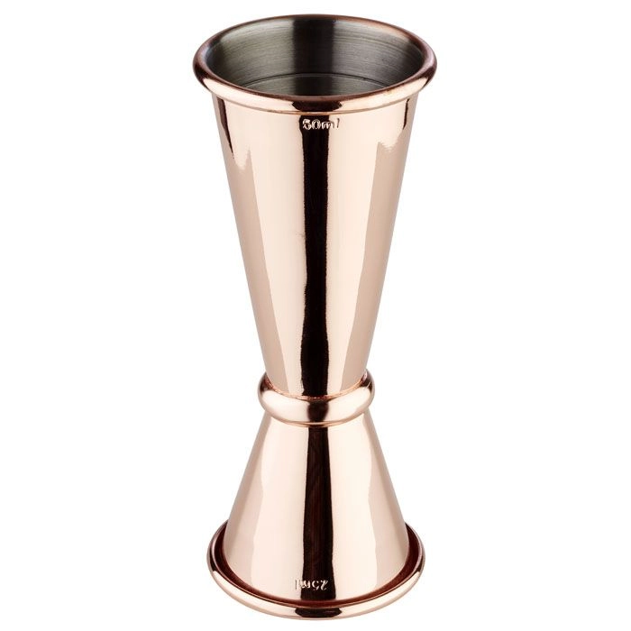 Miarka barmańska 25/50 ml, miedziana | APS, 93165