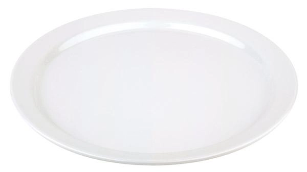 Półmisek okrągły z melaminy, biały, Ø510 mm | APS, Pure