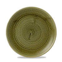 Talerz płytki, Ø217 mm | CHURCHILL, Stonecast Plume Green