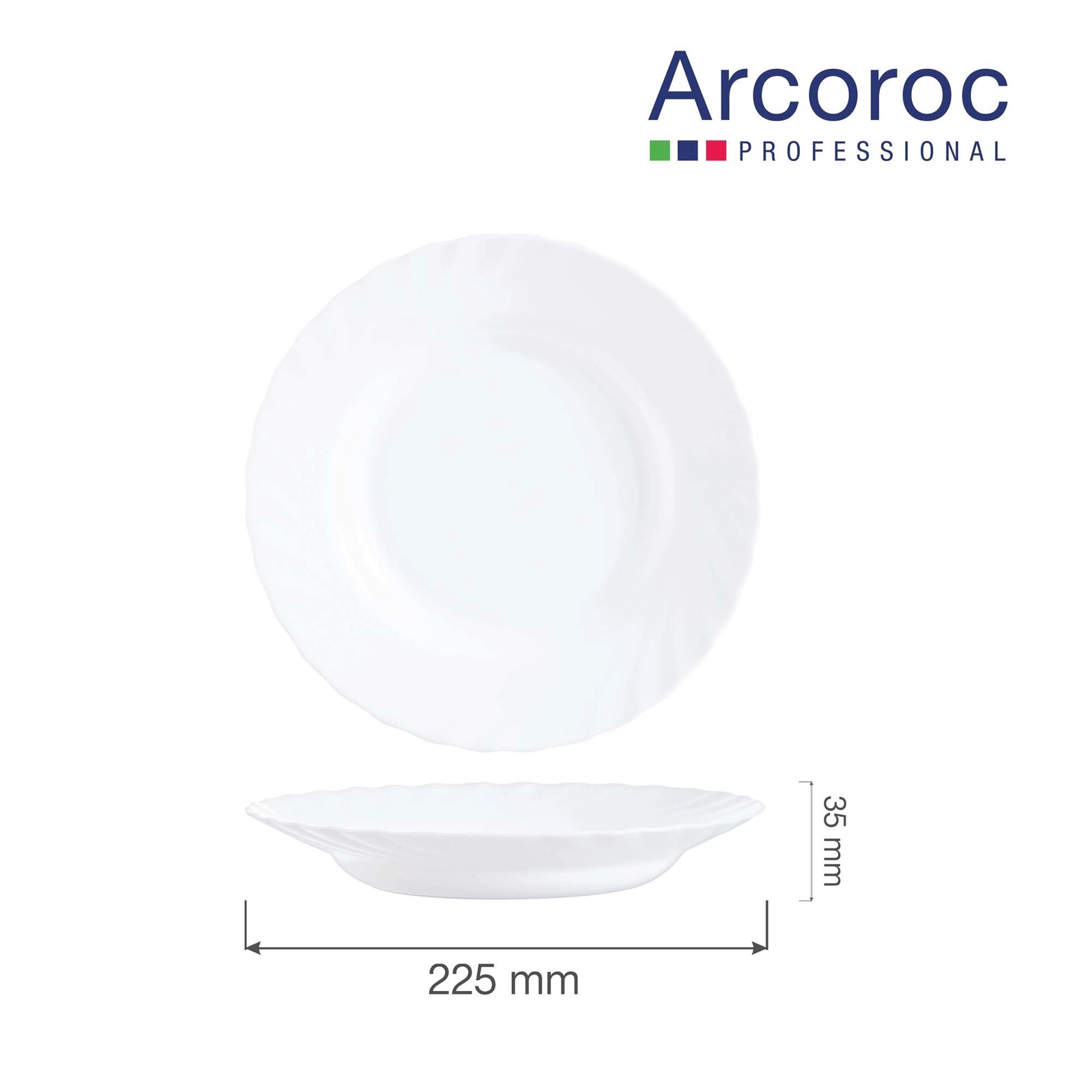 Talerz głęboki, ⌀225×35 mm | ARCOROC, Trianon