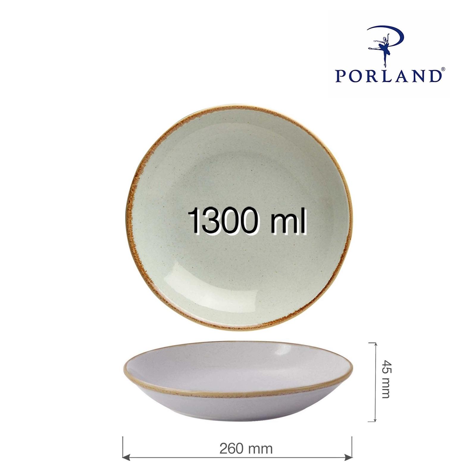 Talerz coupe, Ø260 mm | PORLAND, Seasons Ashen