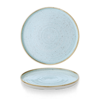 Talerz z wysokim rantem Duck Egg, Ø260 mm | CHURCHILL, Stonecast Duck Egg Blue
