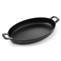 Półmisek z melaminy czarny, 155×80×37 mm | FINE DINE, Little Chef
