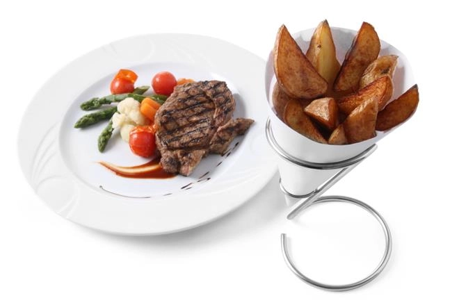 Stojak do serwowania frytek, ⌀110x175 mm | HENDI, 630907