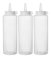 Dyspenser do zimnych sosów, 0,35 l, ⌀55x205 mm, zestaw 3 szt. | HENDI, 557822