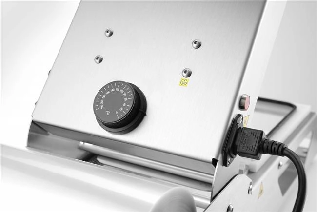 Zgrzewarka do tacek, 230 V, 0,7 kW, 582x285x185 mm | HENDI, Compact