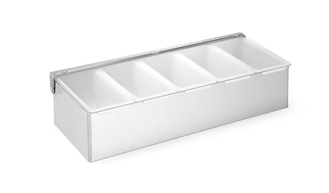 Pojemnik barmański na dodatki do drinków, 375x140x90 mm | BARUP, 552100