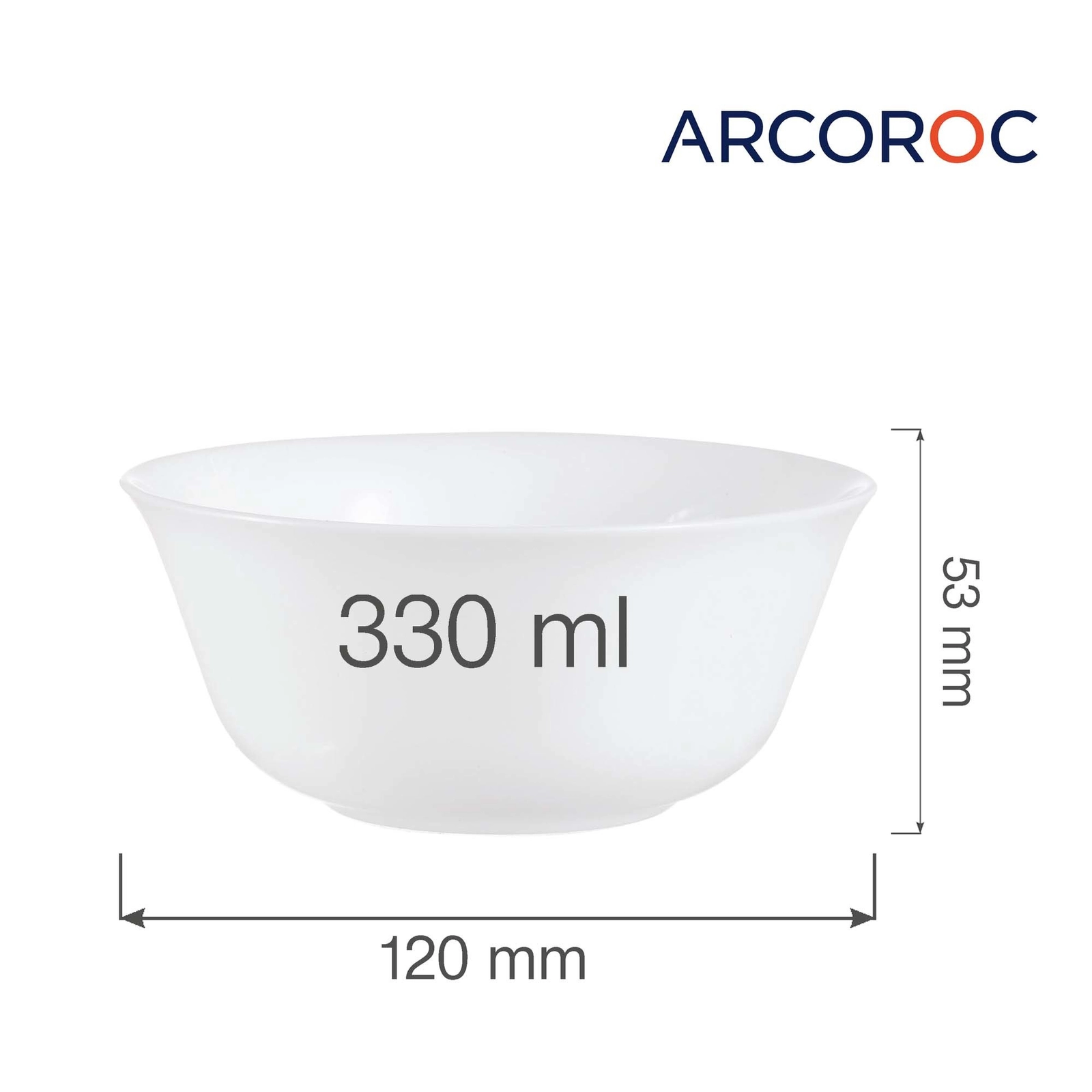 Salaterka, 330 ml, ⌀120×53 mm | ARCOROC, Everyday